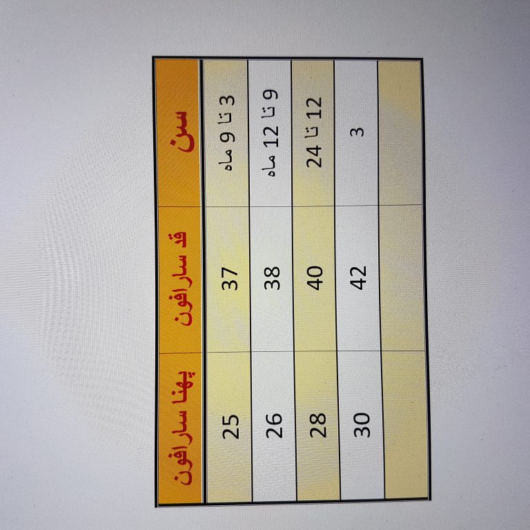 سارافون نوزادی مدل جین ASH737